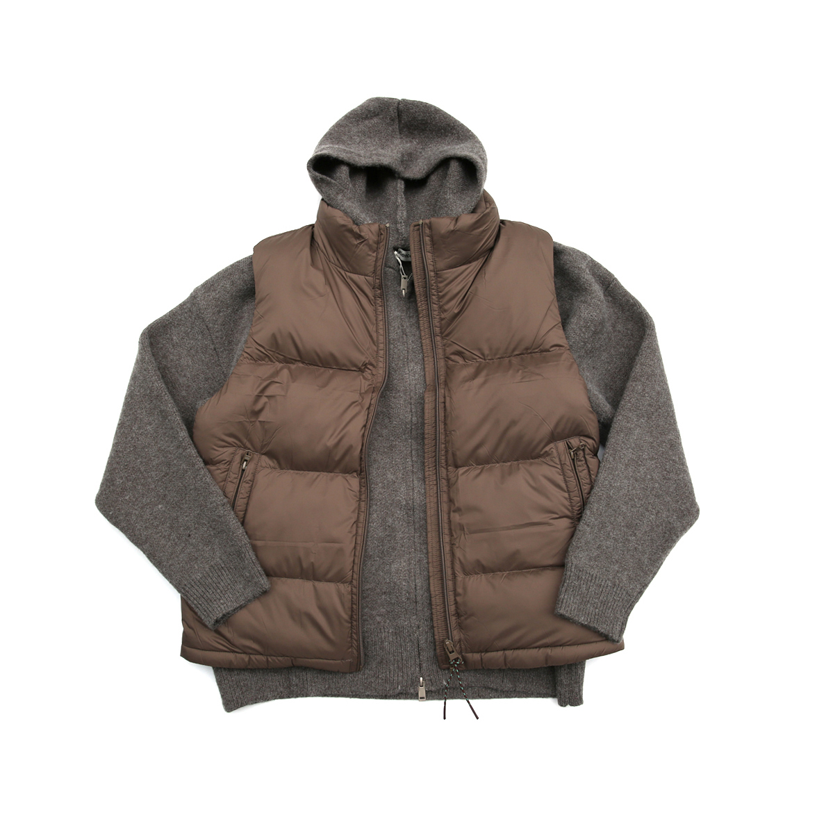 SOUTHPAW+1盆山男装店秋季新品青年日常休闲立领加厚羽绒服马甲