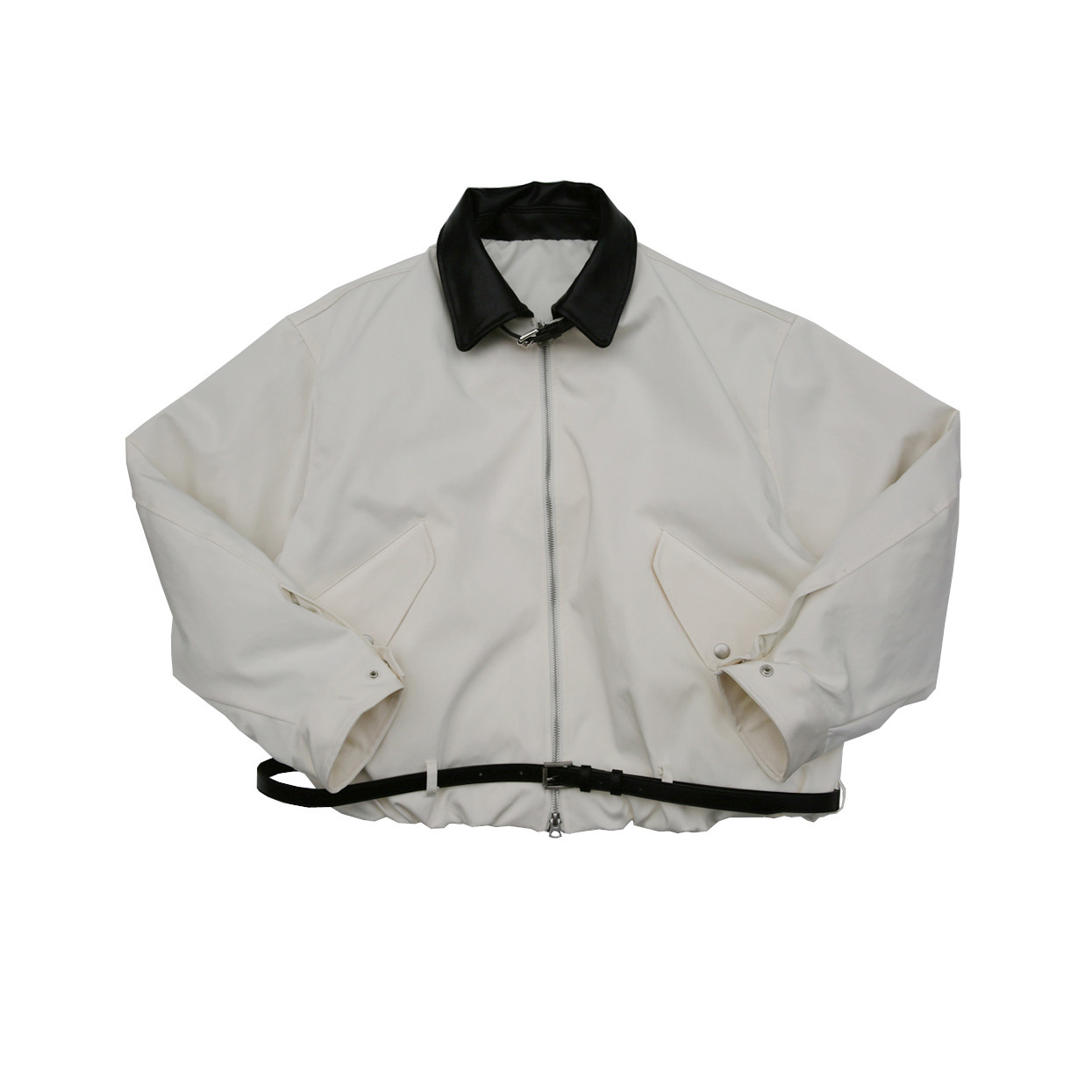 SOUTHPAW+1男装秋冬新品青年日常通勤休闲蝙蝠袖翻领羽绒夹克外套