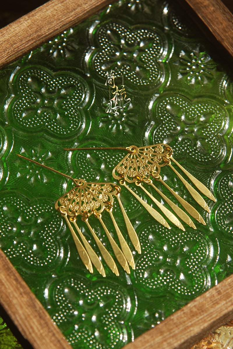 bjd古风头饰娃圈bjd简梳妆diy