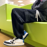 ins潮宽松百搭卫裤休闲运动长裤BAA8023P60限79，男装休闲裤，星座1104-1