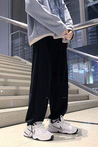 95%棉 5%氨纶 港风宽松潮流男士休闲运动裤  BAA20222 P55 控68图片