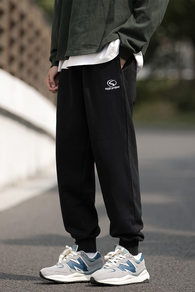 秋冬ins潮宽松百搭潮流束脚休闲50棉50聚酯纤维BAA6041P50控69,男装休闲裤,星座1104-1