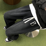 ins潮宽松百搭卫裤休闲运动长裤BAA8024P70限88，男装休闲裤，星座1104-1