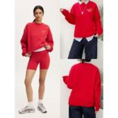 12.17新品 澳洲cot 喜气拉满盛典红基础圆领宽松休闲百搭卫衣