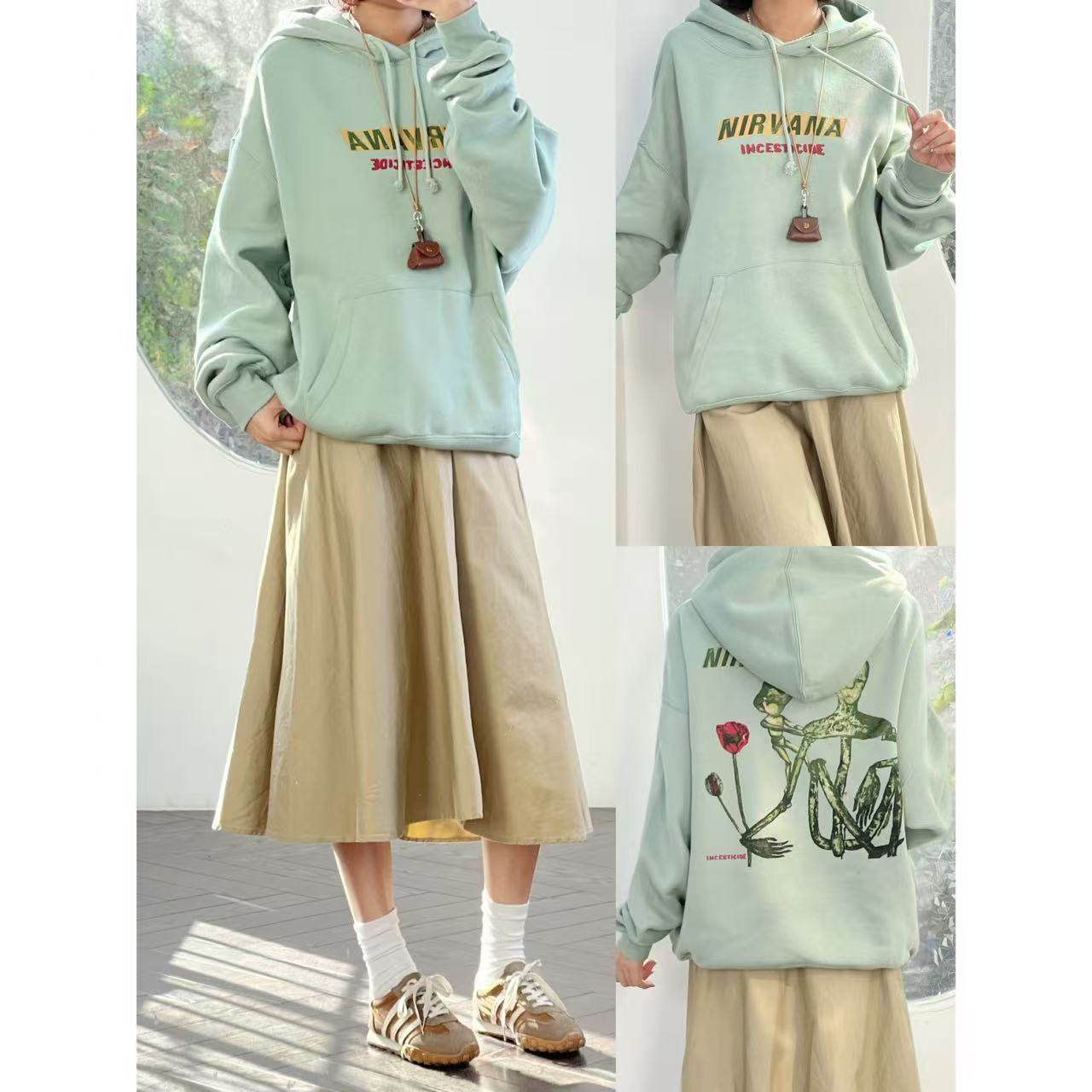 01.17新品 澳洲cot*on 日常通勤休闲宽松连帽套头加绒百搭卫衣,女装/女士精品,卫衣/绒衫,淘宝优惠券,粉丝福利购,淘宝优惠卷