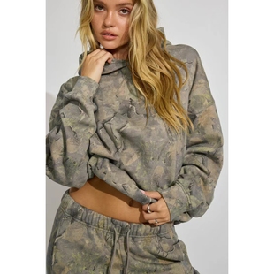 街头休闲百搭连帽卫衣长袖 e美式 上衣 加拿大gara OOhome新品