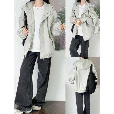 户外休闲运动宽松廓形夹克外套