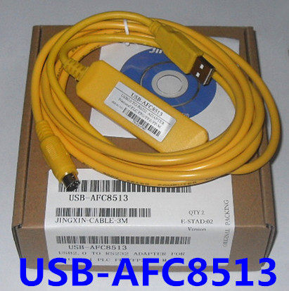 适用松下FP0/FP0R/FPG/FPX系列PLC编程电缆USB-AFC8513