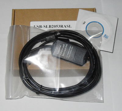 USB TO 圆口8针，适用爱默生EC系列PLC编程电缆 USB-SLB2053RASL