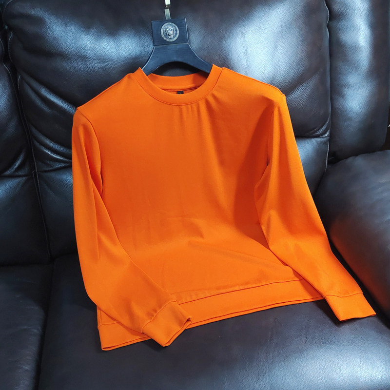 2025新款重磅太空丝光棉长袖T恤男卫衣无帽打底衫春秋单外穿修身,男装,T恤,淘宝优惠券,粉丝福利购,淘宝优惠卷