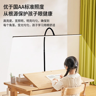 全光谱护眼灯管教室书桌学习专用壁挂式直插led台灯长条日光照明