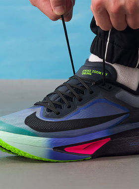 耐克男鞋新款专业运动竞速鞋ZOOM FLY 6碳板反光跑步鞋IO9572-400