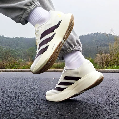 阿迪达斯男鞋新款adizero Evo SL缓震运动鞋竞速训练跑步鞋KK1348
