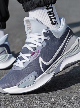 耐克男鞋新款RENEW ELEVATE 3低帮耐磨缓震实战篮球鞋 DD9304-010