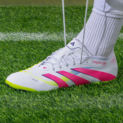 阿迪达斯男鞋2026新款PREDATOR 2G/3G短钉AG猎鹰高端足球鞋ID3838