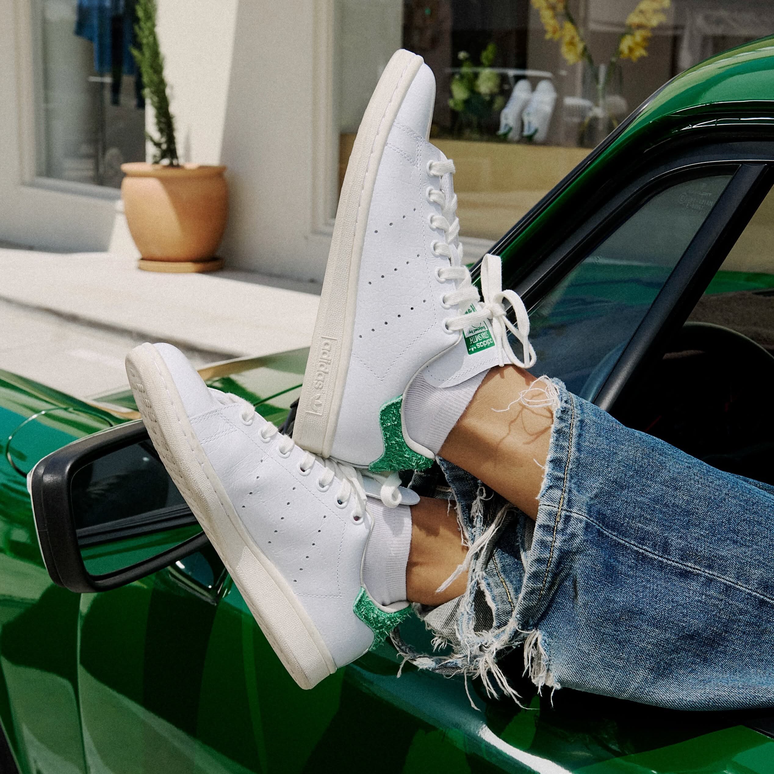 阿迪达斯男鞋新款STAN SMITH 80S复古绿尾史密斯休闲板鞋 LA6409