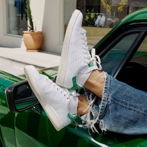 阿迪达斯男鞋新款STAN SMITH 80S复古绿尾史密斯休闲板鞋 LA6409