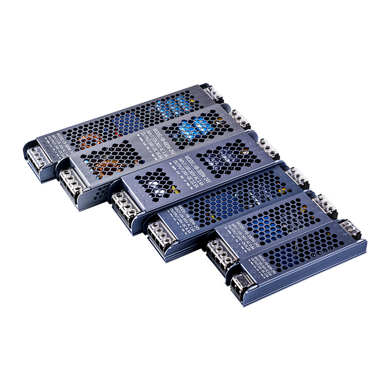 led线性灯带12V24V长条变压器电源线形灯线条灯黑金刚静音稳压器