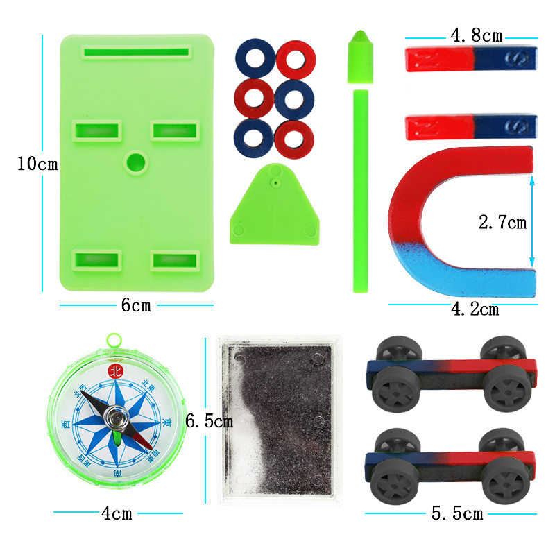 유치원 과학 영역 영역 재료 놀이 교육 보조 중산층 자석 서스펜션 작은 실험 세트 교육 장난감