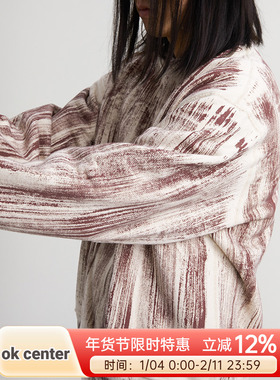 ok center 41688 研发款 红砂岩 干枯感 老织布机基底款 套头卫衣