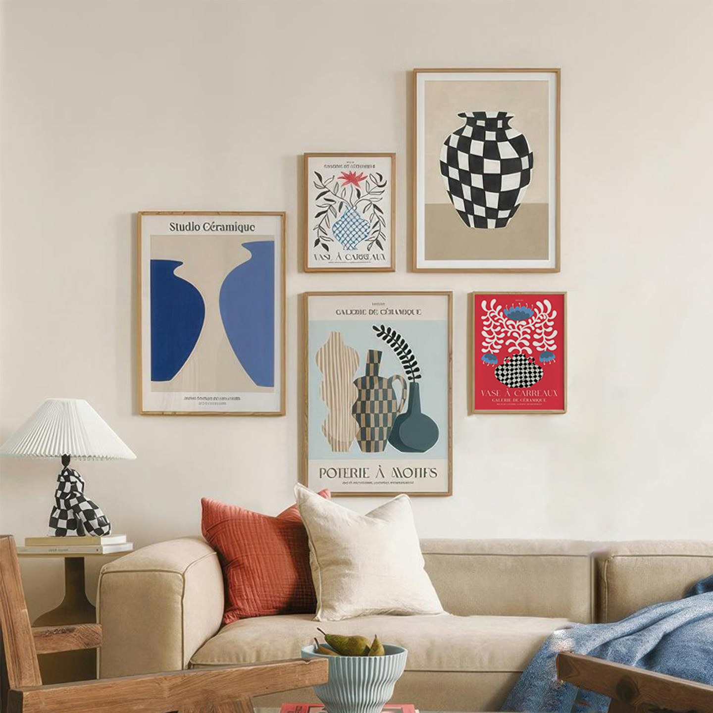 玩味陶光客厅卧室沙发玄关墙壁装饰画挂画艺术框油画壁画插画组合,家居饰品,现代装饰画,淘宝优惠券,粉丝福利购,淘宝优惠卷