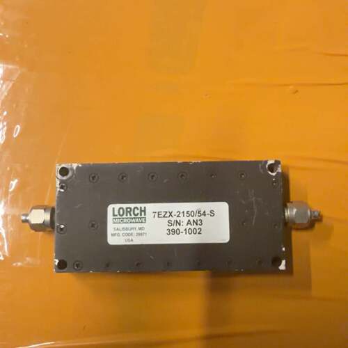 可维修LORCH 7EZX-2150/54-S带通滤波器