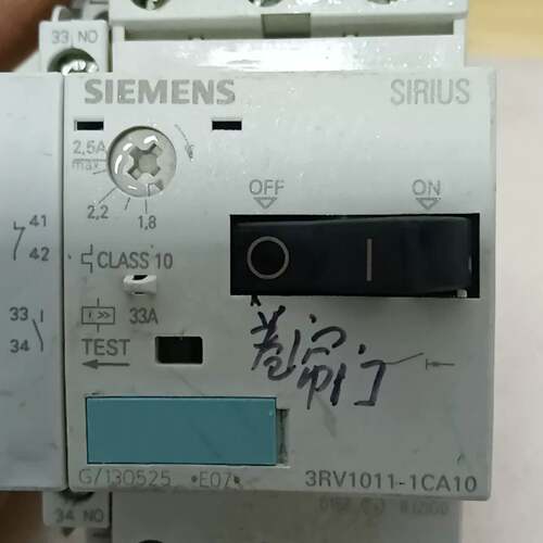 可维修西门子断路器 3RV1011-1CA10/1BA10，德国原议价