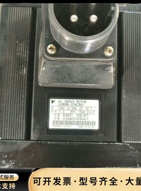 新到两台安川伺服电机，设备拆机下来的，带驱动，1000一套,