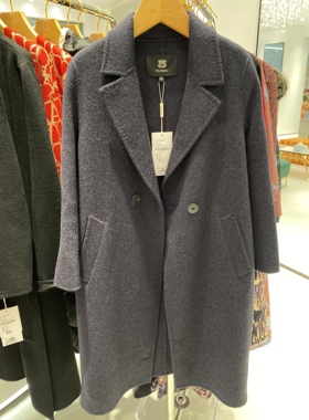 2025年马天奴MYTENO商场同款一粒扣羊毛大衣外套MHAUH1DNHP正品