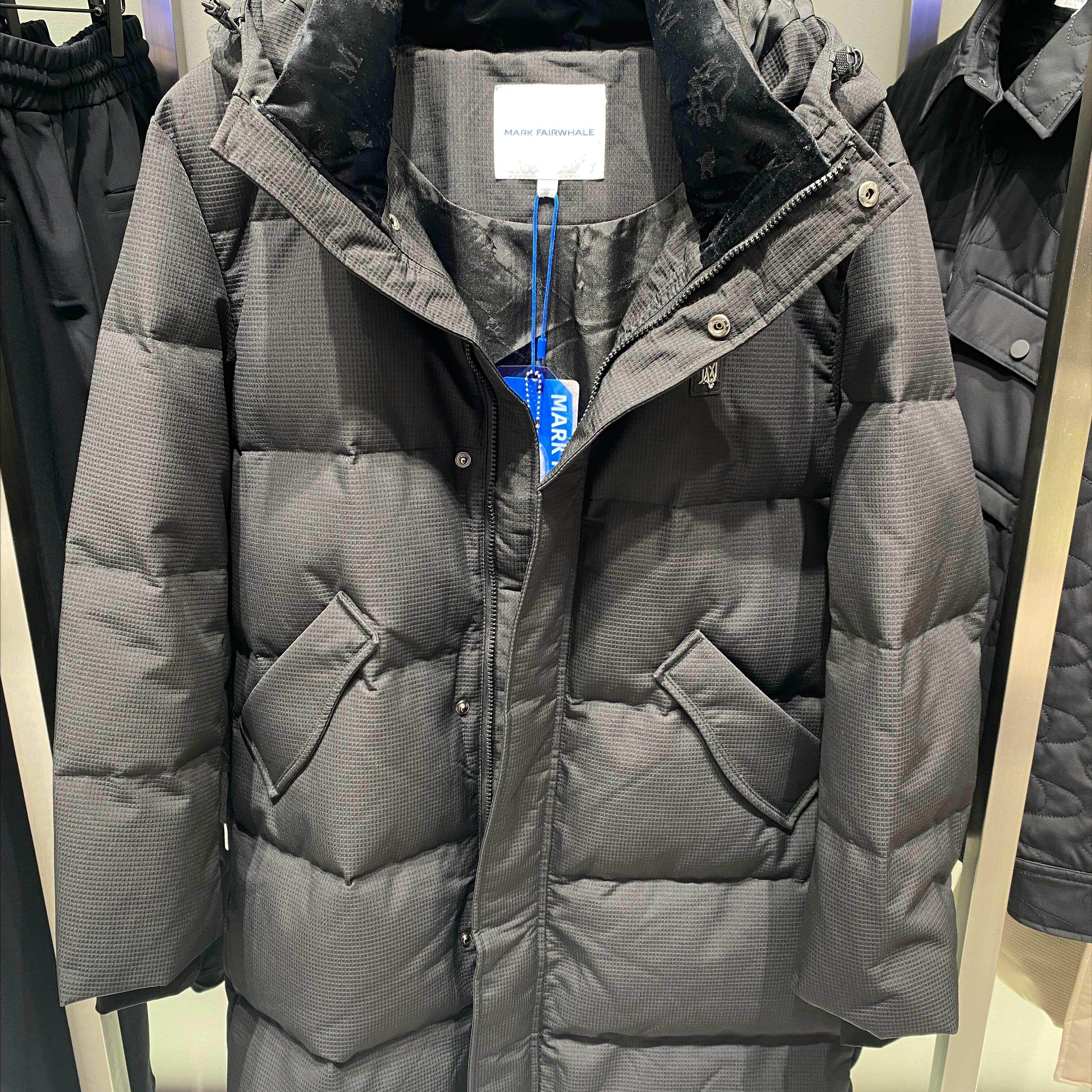 马克华菲商场同款2024冬长款连帽羽绒服714415032002国内商场代购