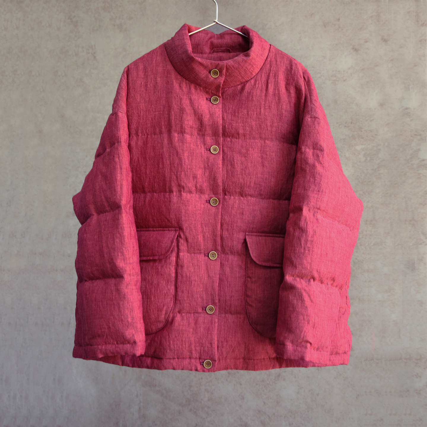 云芝元 设计师新冬款盈盈粉色纯汉麻95白鹅绒立领保暖羽绒服1205B,女装/女士精品,羽绒服,淘宝优惠券,粉丝福利购,淘宝优惠卷