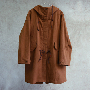 羽绒服0801S 咖色斜纹棉三合一可拆卸95白鹅绒中长款 云芝元 新冬款