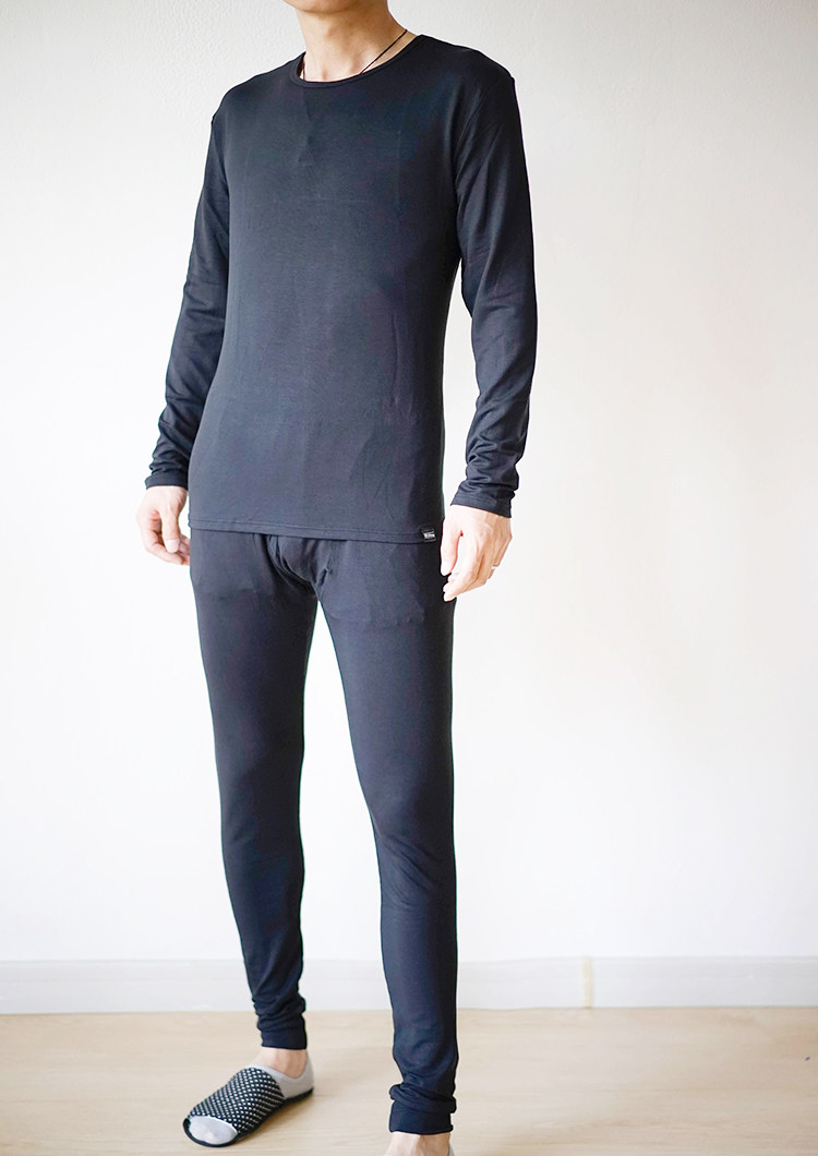 ZHONGLE U WARDROGATE THE SAME SELF-HEATING FABRIC MENS THERMAL UNDERWEAR SET