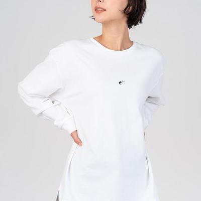 graniph 集英社 龙珠系列 全棉长袖白色刺绣T恤 男女同款