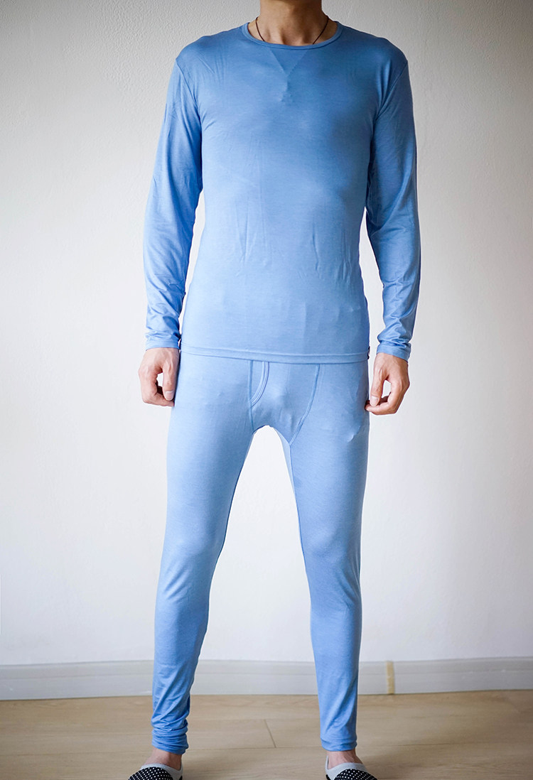 ZHONGLE U WARDROGATE THE SAME SELF-HEATING FABRIC MENS THERMAL UNDERWEAR SET