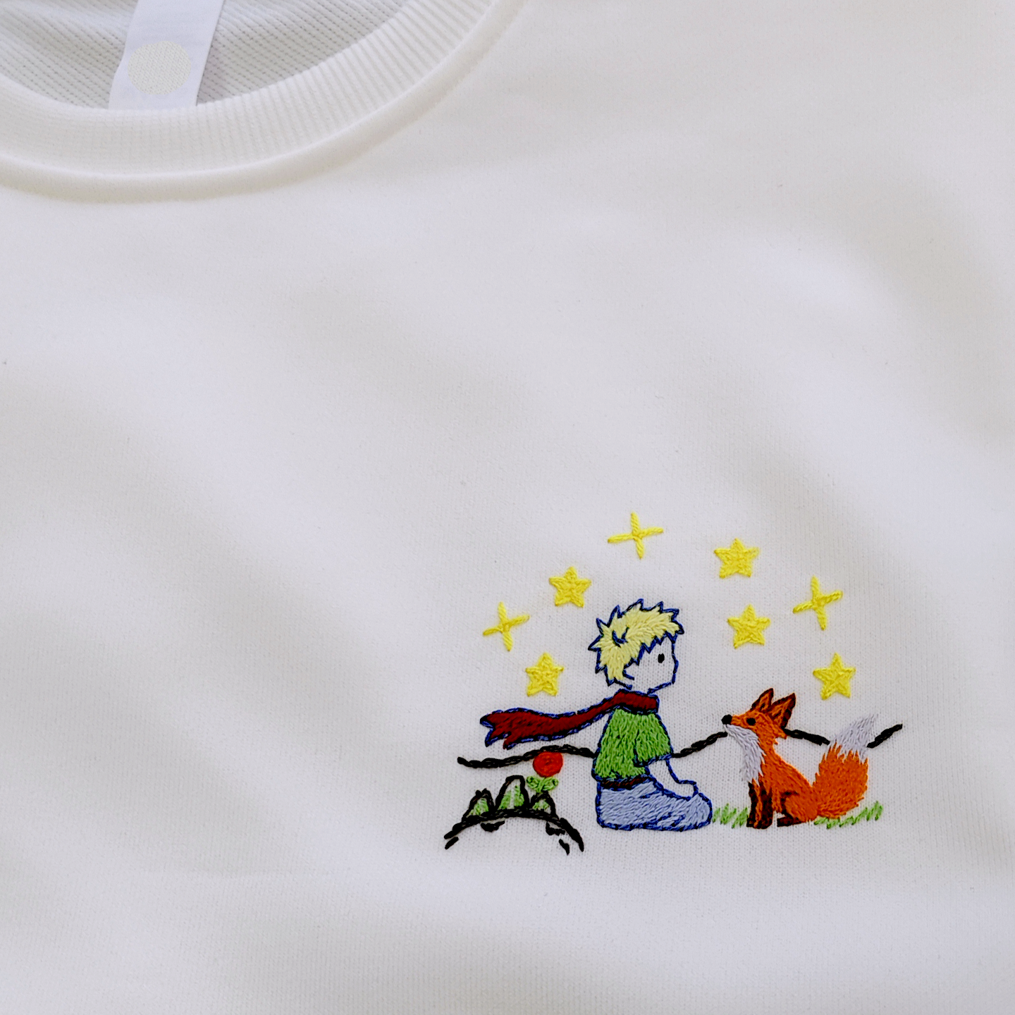 小王子刺绣手工材料包diy短袖绣衣服免画图绣花图稿针线工具