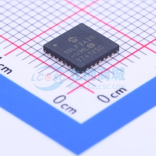 美国微 MPU MICROCHIP QFN PIC18LF2420 SOC MCU 单片机