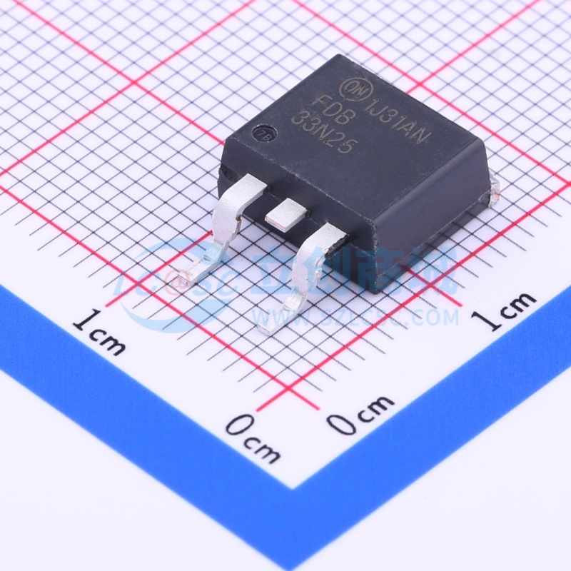 场效应管(MOSFET) FDB33N25TM TO-263 onsemi(安森美) 电子元器件