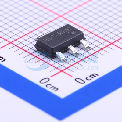 功率电子开关 BSP75NTA SOT-223-4 DIODES(美台) 电子元器件配单