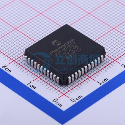 单片机(MCU/MPU/SOC) PIC16F877-20/L PLCC-44(16.6x16.6) MICROC