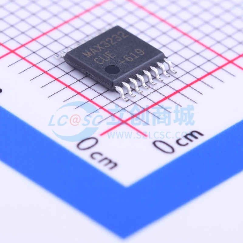 RS232芯片 MAX3232CUE+ TSSOP-16 MAXIM(美信) 电子元件原装正品