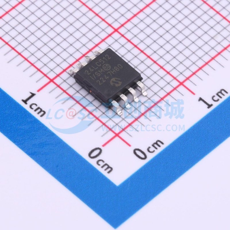 EEPROM 24LC512-I/SMG SOIC-8 MICROCHIP(美国微芯) 电子元件配单