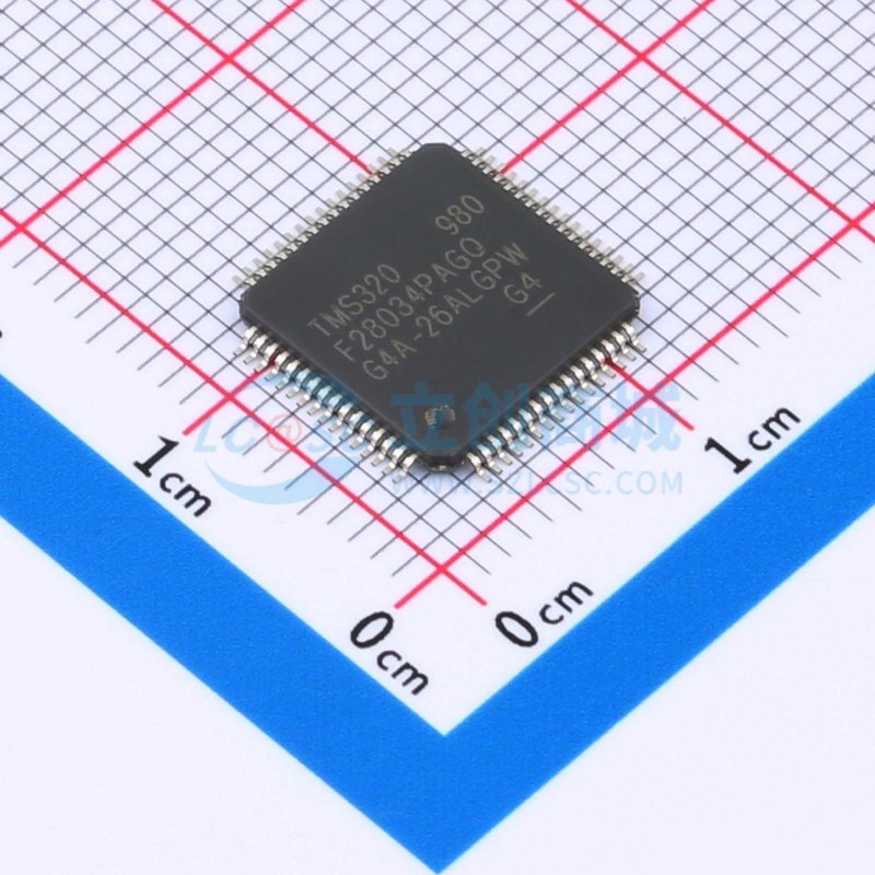 单片机(MCU/MPU/SOC) TMS320F28034PAGQR TQFP-64 TI/德州 元器件