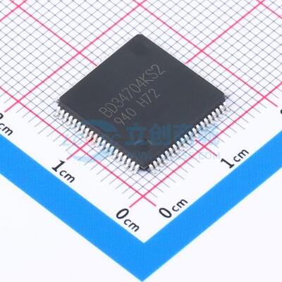 音频接口芯片 BD34704KS2 TQFP-80 ROHM(罗姆) 电子元件原装正品