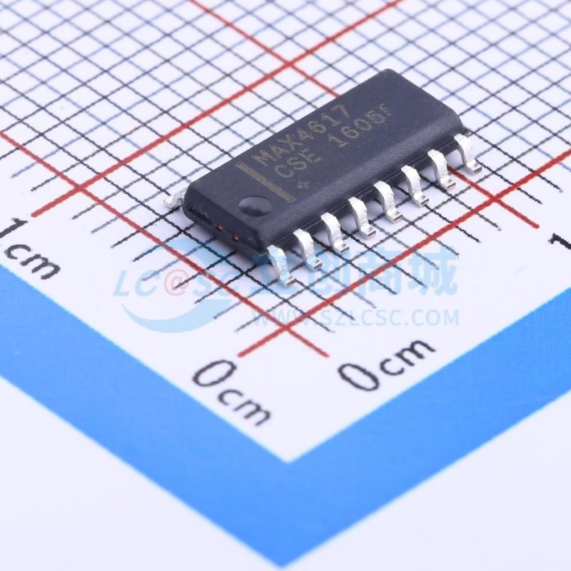 模拟开关/多路复用器 MAX4617CSE+ SOIC-16 MAXIM(美信) 原装正品