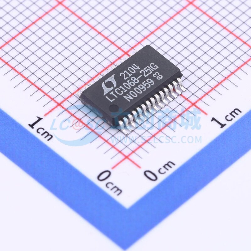 开关电容滤波器 LTC1068-25IG#PBF SSOP-28 ADI(亚德诺) 原装正品