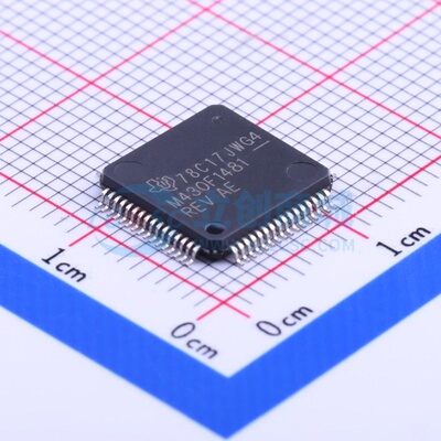 单片机(MCU/MPU/SOC) MSP430F1481IPM LQFP-64 TI/德州 原装正品