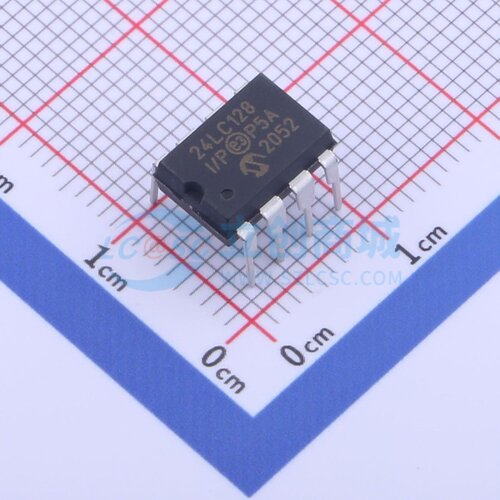 EEPROM 24LC128-I/P PDIP-8 MICROCHIP(美国微芯) 电子元器件配单