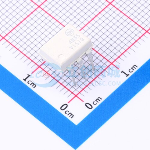 晶体管输出光耦 4N35VM DIP-6 onsemi(安森美) 电子元件原装正品