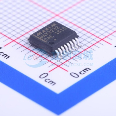 RS232芯片 MAX3232CAE+ SSOP-16 MAXIM(美信) 电子元器件原装正品